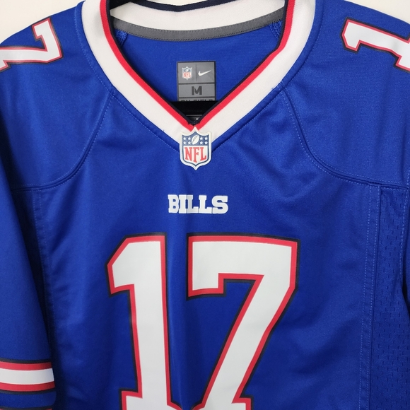 Buffalo Bills Nike Blue NFL Jersey Josh Allen 17 Blue Home Size Medium - Picture 3 of 9